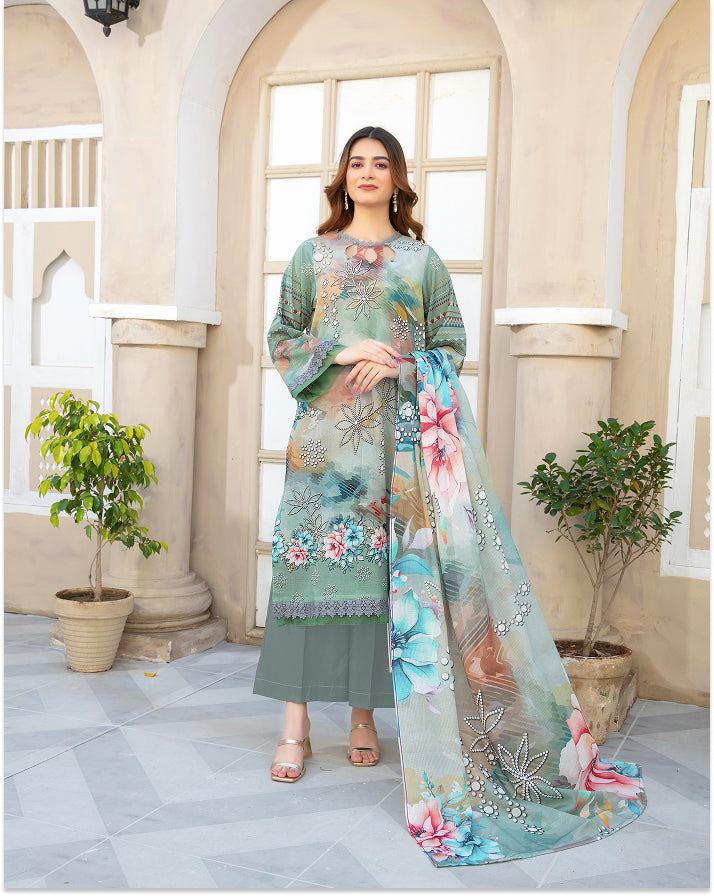 Lawn Stitched VOL-1990