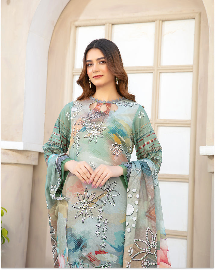 Lawn Stitched VOL-1990