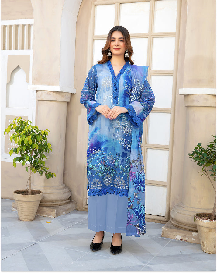 Lawn Stitched VOL-1990