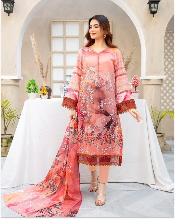Lawn Stitched VOL-1990
