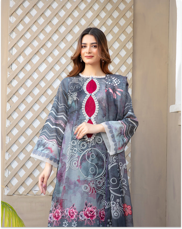 Lawn Stitched VOL-1990
