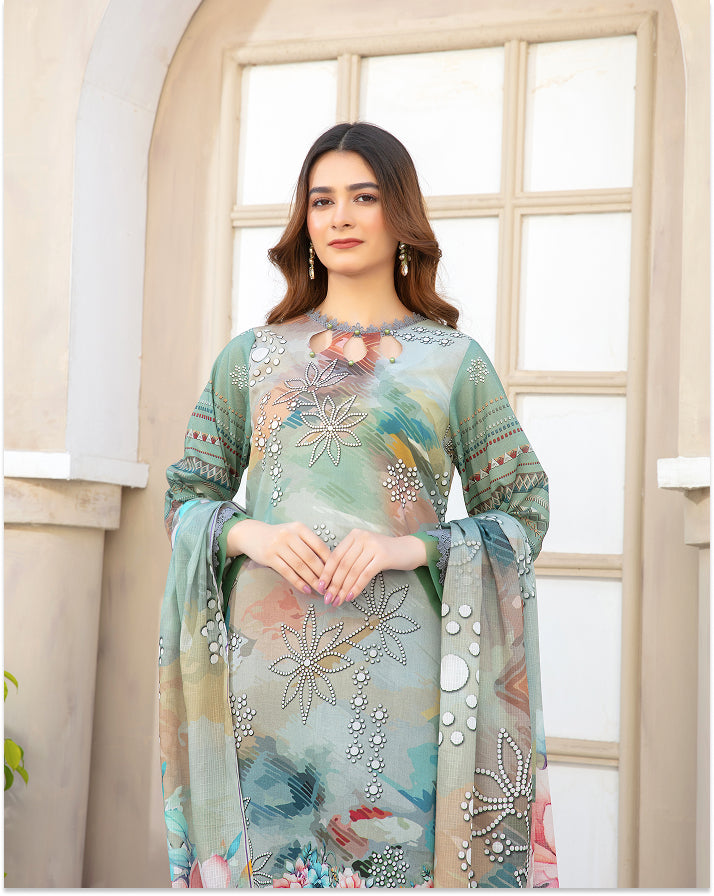 Lawn Stitched VOL-1990