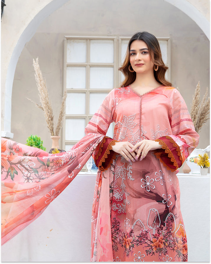 Lawn Stitched VOL-1990